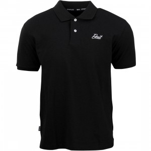 BAIT Men Core Polo Shirt (black)