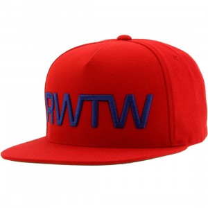 Roll With The Winner RWTW The Flag Snapback Cap (red / navy)