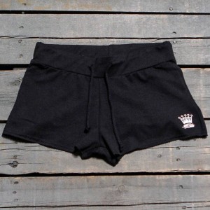 Stussy Women S Crown Embroidered Terry Shorts (black)