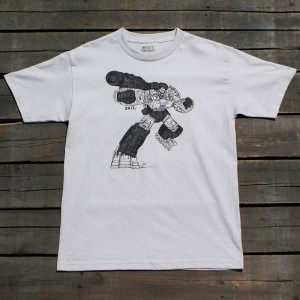 BAIT x Transformers Men Megatron Art Tee (silver)