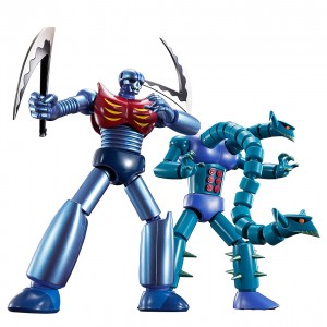 Bandai Soul Of Chogokin Mazinger Z GX-25R Garada K-7 And GX-26R Doublas M-2 Figure (blue)
