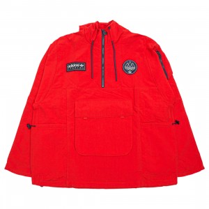 Adidas Men Todmorden Smock Jacket (red / power red)
