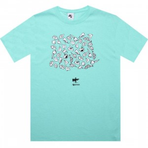 Akomplice x David Flores Hands Tee (teal)