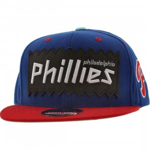 BAIT x MLB x American Needle Philadelphia Phillies Retro Snapback Cap (royal / red)