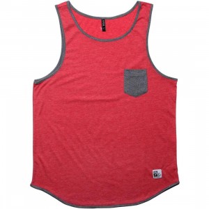 ARSNL Zed Tank Top (red heather)