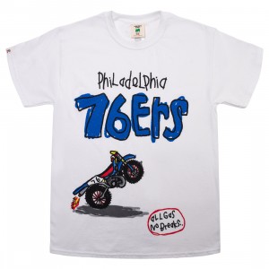 After School Special x NBA Men 76ers Doodle Tee (white)