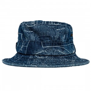BAIT x Astro Boy Denim Bucket Hat (blue)