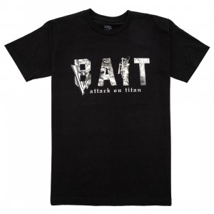 BAIT x Attack On Titan Men Titan BAIT Logo Tee (black)