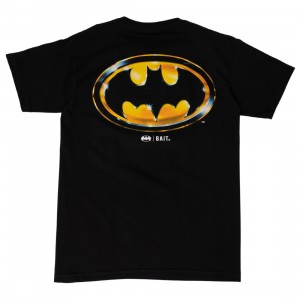 BAIT x Batman Men Batman Gold Logo Tee (black)