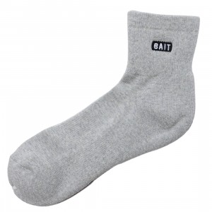 BAIT Men BAIT Bitemark Quarter Socks - Made In Japan (gray)