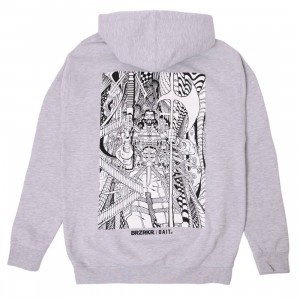 BAIT x Brzrkr #1 Men Tradd Moore Cover Black And White Cover Hoody (gray)