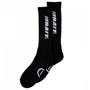 BAIT Men Crew Socks - Made in Korea (black)