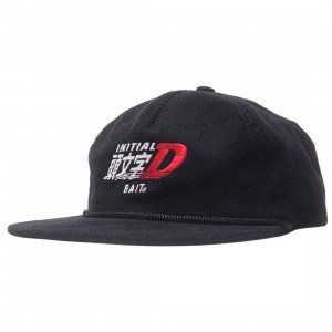 BAIT x Initial D Racing Corduroy Snapback Cap (black)