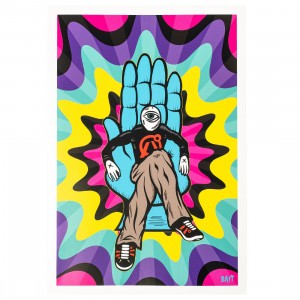 BAIT x Punk Drunker 11x14 Print- Hand Chair (multi)