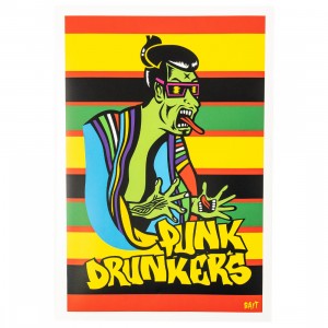 BAIT x Punk Drunker 11x14 Print- Tongue (multi)