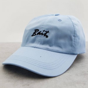 BAIT Script Logo Dad Cap (light blue)
