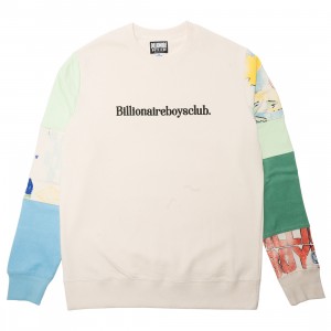 Billionaire Boys Club Men Juneau Crew Sweater (tan / cream)