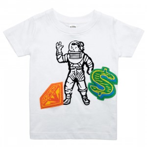 Billionaire Boys Club Little Kids Billio Astro Knit Tee (white)