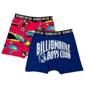 Billionaire Boys Club Men Flying Briefs (blue / mazarine blue / hot pink)