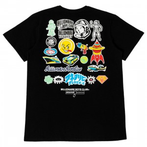 Billionaire Boys Club Stickered Tee (black)