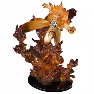 Bandai Figuarts Zero Naruto Kizuna Relation Minato Namikaze Kurama Figure (orange)