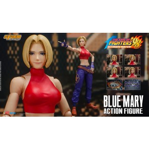 PREORDER - Storm Collectibles King Of Fighters 98 Blue Mary 1/12 Action Figure (red)
