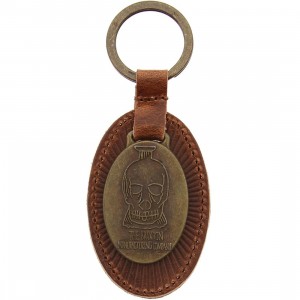 Brixton Muerto Keychain (brown)