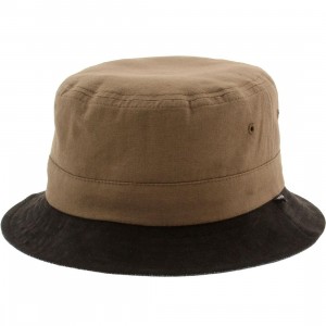 Brixton Tull Bucket Hat (brown / navy)