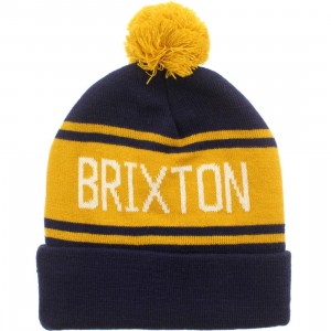 Brixton Fairmont II Pom Beanie (blue / deep blue)