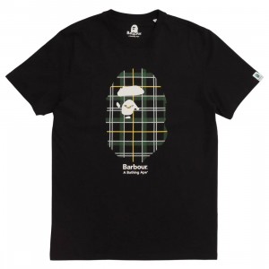 Barbour x Bape Men Tee (black)
