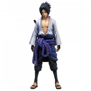 Banpresto Naruto Shippuden Grandista Uchiha Sasuke Manga Dimensions Figure (white)
