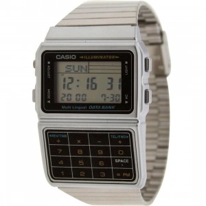 Casio Databank Multi Lingual Calculator Watch (silver)