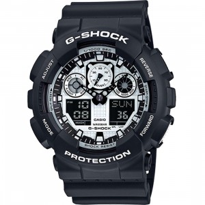 G-Shock Watches GA100 (black / white)