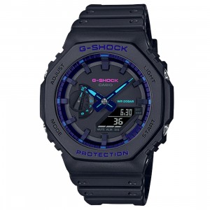 G-Shock Watches GA2100VB-1A Watch (black / blue)