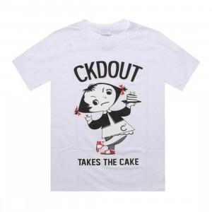 Caked Out Takes The Cake Tee (white)