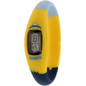 Deuce Brand NBA Denver Nuggets Watch (yellow / light blue / navy)