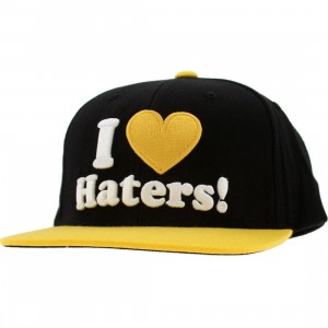 DGK Haters Snapback Cap (black / yellow)