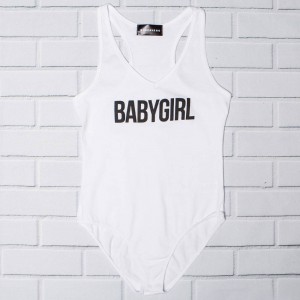Dimepiece Women Baby Girl Bodysuit - BAIT Exclusive (white)