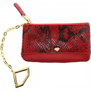 Diamond Supply Co Snake Chain Card Pouch Wallet (red)