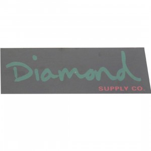 Diamond Supply Co O.G. Script Sticker (black / green)