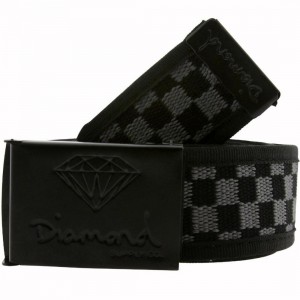 Diamond Supply Co OG Scout Belt (check black / charcoal)