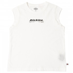 Dickies Women Knit Muscle Tank Top (white)