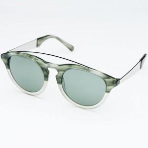 Established MMXII Amos Sunglasses (black / vert)