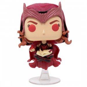 Funko POP Marvel WandaVision - Scarlet Witch Glow In The Dark Entertainment Earth Exclusive (purple)