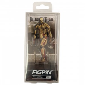 BAIT x FiGPiN Attack On Titan Armored Titan #1015 - 2022 NYCC Exclusive Limited 2500 (yellow)