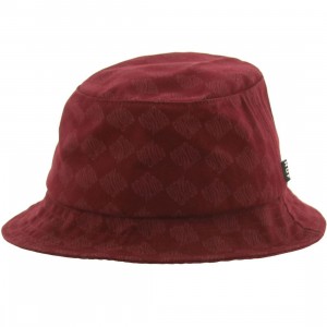 HUF Luxe Bucket Hat (wine) L/XL