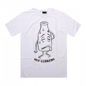 HUF Lurkers Tee (white)