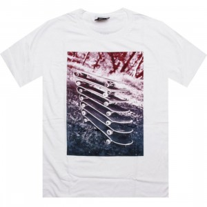 HUF Stacked Boards Tee (white)
