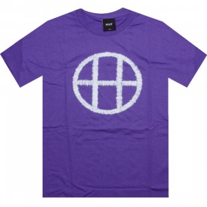 HUF Stitch Circle H Tee (purple)