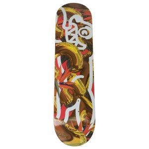 Ice Cream Dog Cone Skateboard Deck (pink)